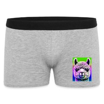 Alpaca - Men's Boxer Shorts - heather grey - Front