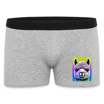 Alpaca - Men's Boxer Shorts - heather grey - Front