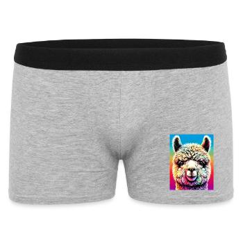 Alpaca - Men's Boxer Shorts - heather grey - Front