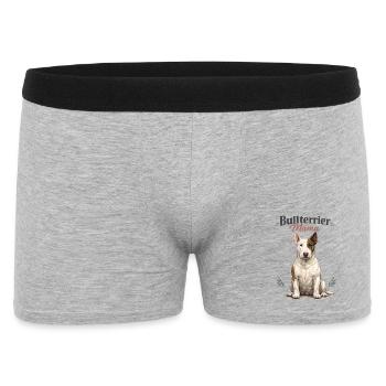 Maman Bull Terrier – Cadeau pour les mamans de chiens fières - Boxer Homme - gris chiné - Devant