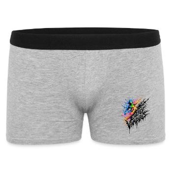 Guard My Peace - Engergy Vampires - Männer Boxer Shorts - Grau meliert - Vorne