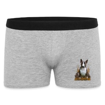 Bullterrier - Boxer Homme - gris chiné - Devant