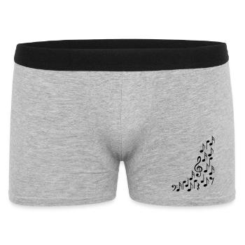 Notenschluessel et notes - Boxer Homme - gris chiné - Devant