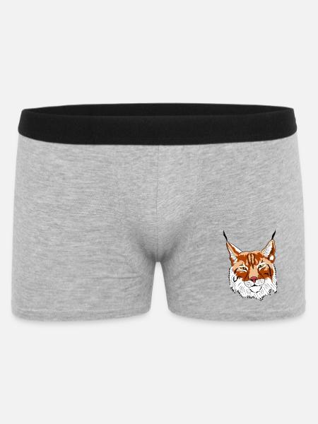 lynx - Men's Boxer Shorts - heather grey