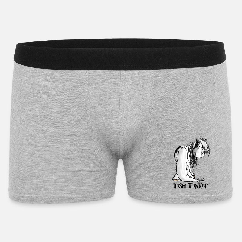 Gypsy Cob - Irish Cob – Pinto – Cheval - Boxer Homme - gris chiné