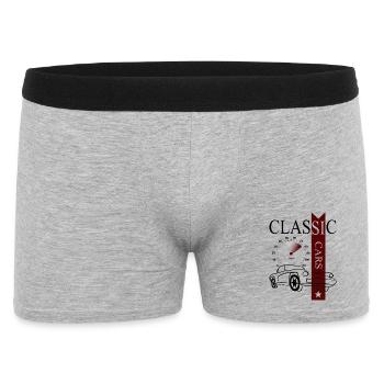 Automobile Classic Cars - Men's Boxer Shorts - heather grey - Front