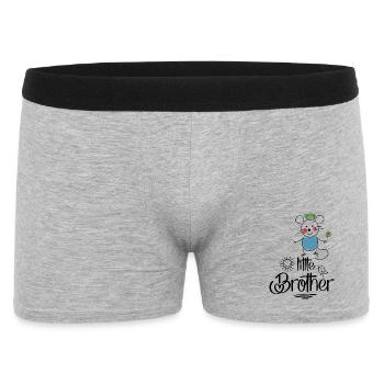 Petit frère - Boxer Homme - gris chiné - Devant