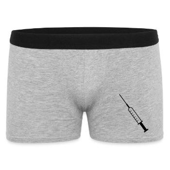 syringe - Men's Boxer Shorts - heather grey - Front