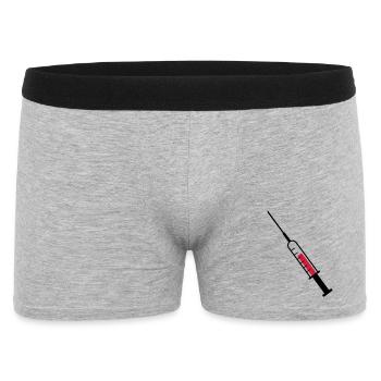 Syringe as vector - Men's Boxer Shorts - heather grey - Front
