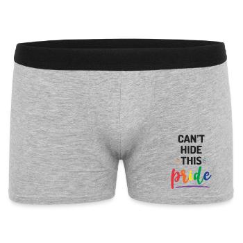 Pride Month - Can't Hide This Pride - Men's Boxer Shorts - heather grey - Front