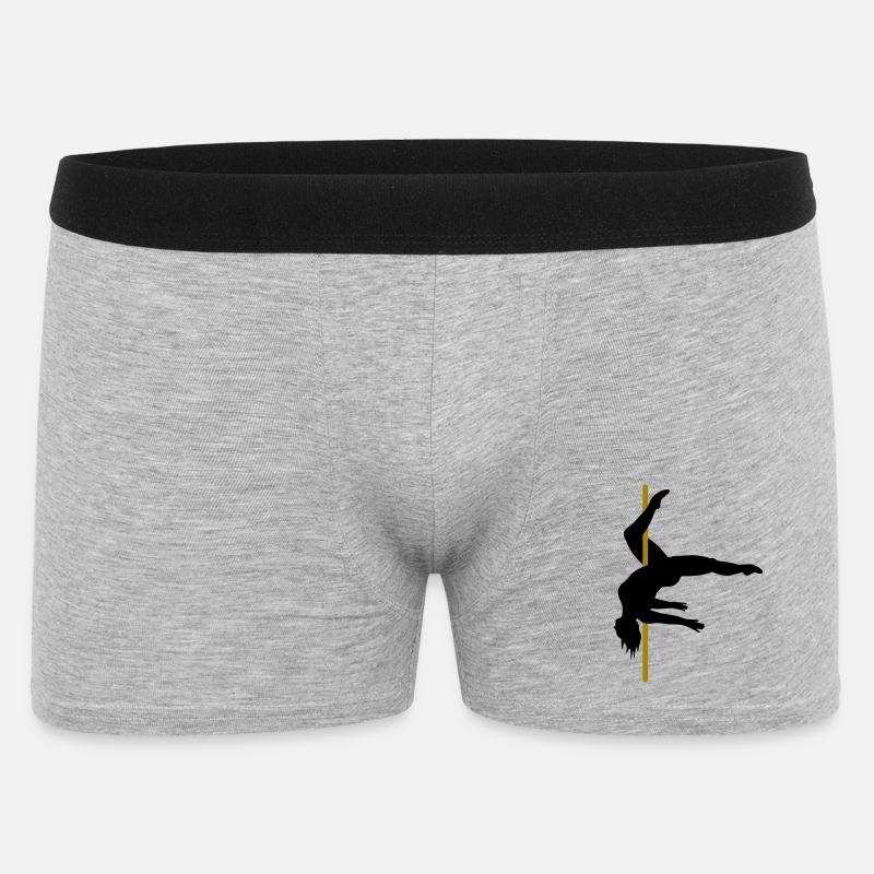 Poledancer courbé dans la jambe intérieure pendre - Boxer Homme - gris chiné
