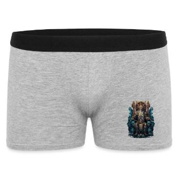 Vikings Odin Sons Throne Valhalla Valhalla - Men's Boxer Shorts - heather grey - Front