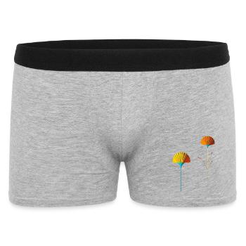 Fans abstraits de Color Blossom - Boxer Homme - gris chiné - Devant