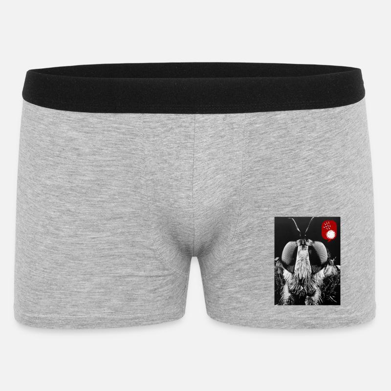 Bug off (Bug désactivé) - Boxer Homme - gris chiné
