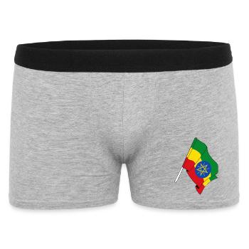 Drapeau de l’Ethiopie - Boxer Homme - gris chiné - Devant