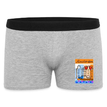 EG Tulips I Amsterdam I Flowers I Holiday - Men's Boxer Shorts - heather grey - Front