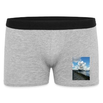 JensJensen - Männer Boxer Shorts - Grau meliert - Vorne