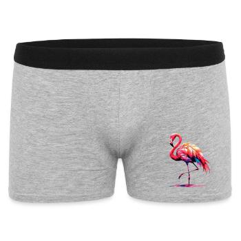 Flamant - Boxer Homme - gris chiné - Devant