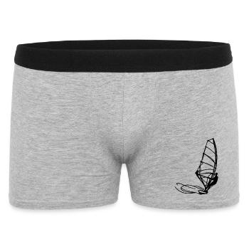 Windsurfing Sketch - Men's Boxer Shorts - heather grey - Front