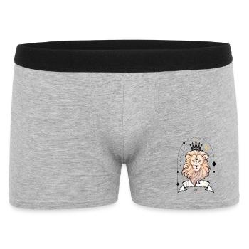 Leo 1 - Men's Boxer Shorts - heather grey - Front