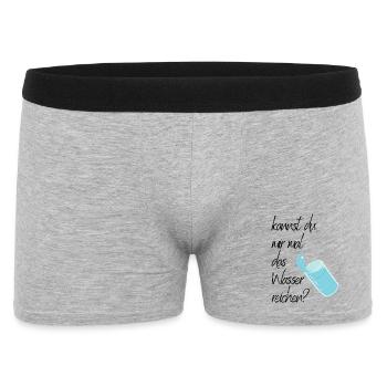 Can you hold a candle to me? - Men's Boxer Shorts - heather grey - Front