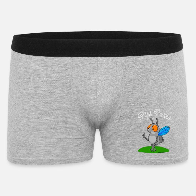 Need a Toilette - Männer Boxer Shorts - Grau meliert