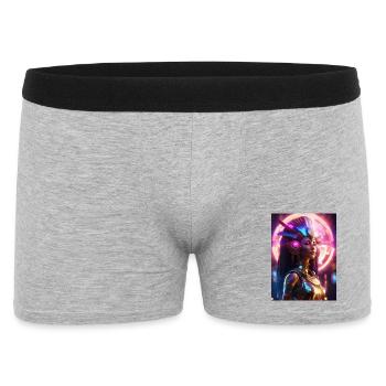 Hathor – Goddess of the Celestial Sound - Men's Boxer Shorts - heather grey - Front