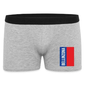 Bellinzona Souvenir - Men's Boxer Shorts - heather grey - Front