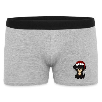 Chien Noël - Boxer Homme - gris chiné - Devant