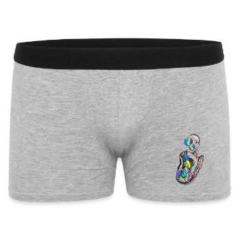 Knotenballons Farbenspiel - Männer Boxer Shorts - Grau meliert - Vorne
