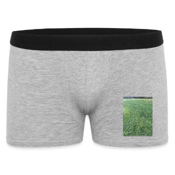 Grille d’herbe éclatante de couleurs - Boxer Homme - gris chiné - Devant