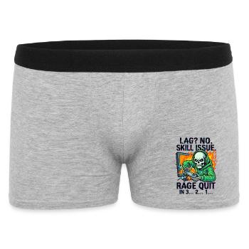 Était? Non, question de compétence. - Boxer Homme - gris chiné - Devant