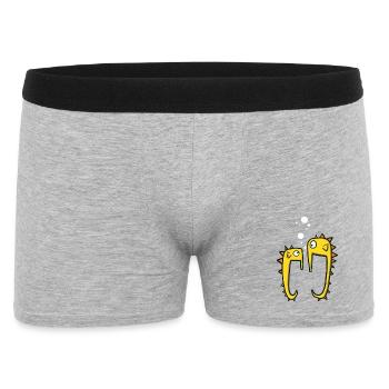 Hippocampe - Boxer Homme - gris chiné - Devant