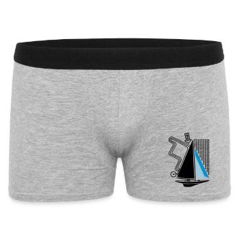 Voilier et cours de régate Voilier Voilier Voilier - Boxer Homme - gris chiné - Devant