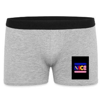 Joli mot néon multicolore - Boxer Homme - gris chiné - Devant