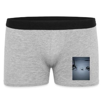 Snowy bridge winter moment - Men's Boxer Shorts - heather grey - Front