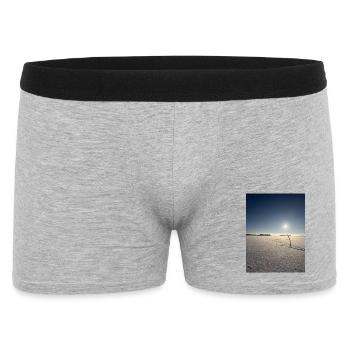 Matin d’hiver sur le lac Saimaa - Boxer Homme - gris chiné - Devant