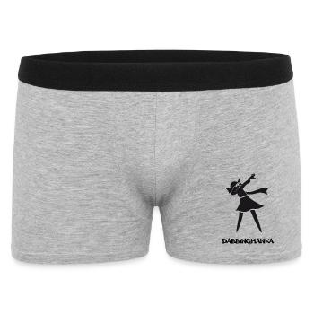 DABBING HANKA - Men's Boxer Shorts - heather grey - Front