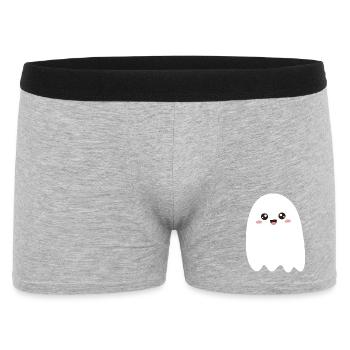 T-shirt Ghost Smile de Kawaii - Boxer Homme - gris chiné - Devant