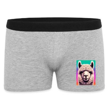 Alpaca - Men's Boxer Shorts - heather grey - Front