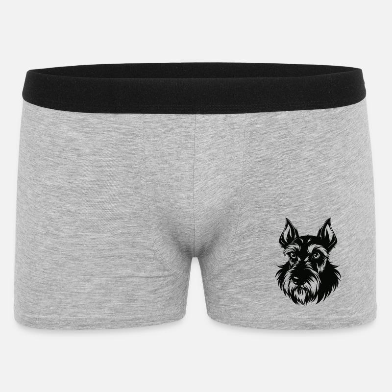 Schnauzer géant - Boxer Homme - gris chiné
