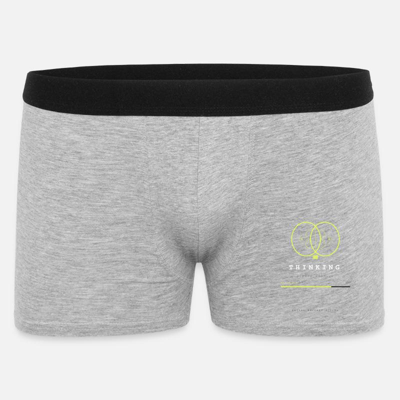 BRAIN.EXE IS LOADING - Men's Boxer Shorts - heather grey