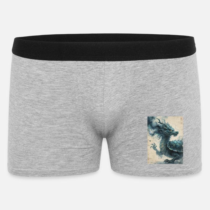 Cosmic Harmony: Xuangui – Infinity - Men's Boxer Shorts - heather grey
