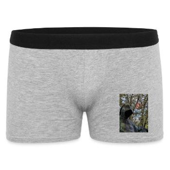 Anonimusz,  Anonymus Thoughts - Men's Boxer Shorts - heather grey - Front