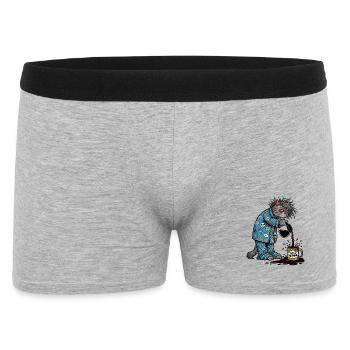 Bonjour Chat - Boxer Homme - gris chiné - Devant
