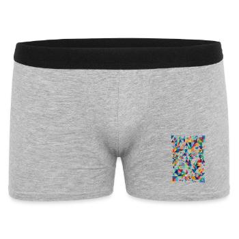 Abstract color mosaic - Men's Boxer Shorts - heather grey - Front