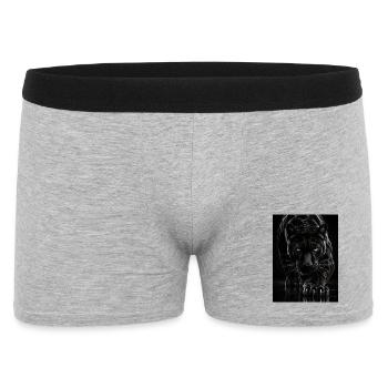 Black Shadow Panther - Men's Boxer Shorts - heather grey - Front
