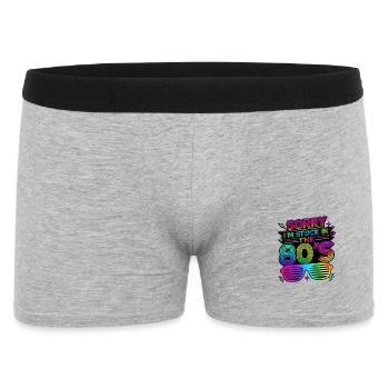 Désolé, je suis coincé dans les années 80 et 80 - Boxer Homme - gris chiné - Devant