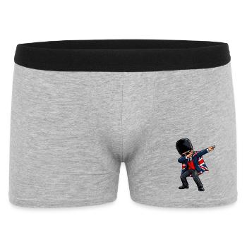 Dabbing Brite - Männer Boxer Shorts - Grau meliert - Vorne