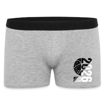 Basketball Master Shirt 2026, black and white - Men's Boxer Shorts - heather grey - Front